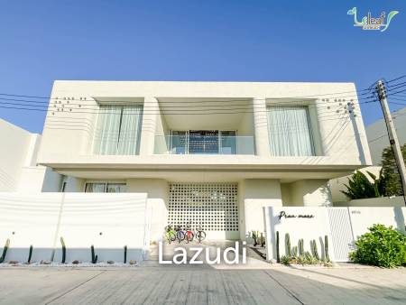 350 sqm modern pool villa in Pak Nam Pran Leleaf Sea Beach project