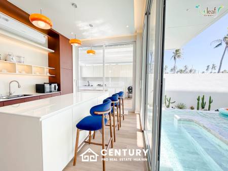 350 sqm modern pool villa in Pak Nam Pran Leleaf Sea Beach project