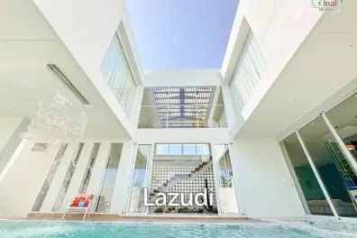 350 sqm modern pool villa in Pak Nam Pran Leleaf Sea Beach project