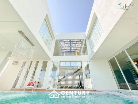 350 sqm modern pool villa in Pak Nam Pran Leleaf Sea Beach project