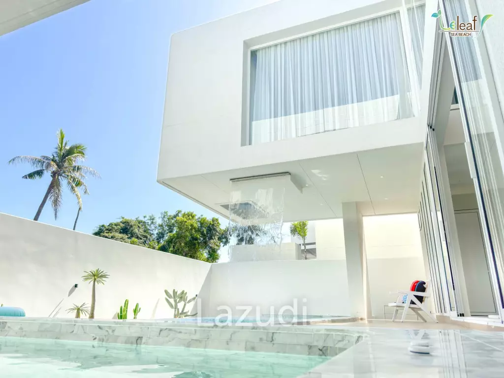 350 sqm modern pool villa in Pak Nam Pran Leleaf Sea Beach project