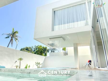 350 sqm modern pool villa in Pak Nam Pran Leleaf Sea Beach project