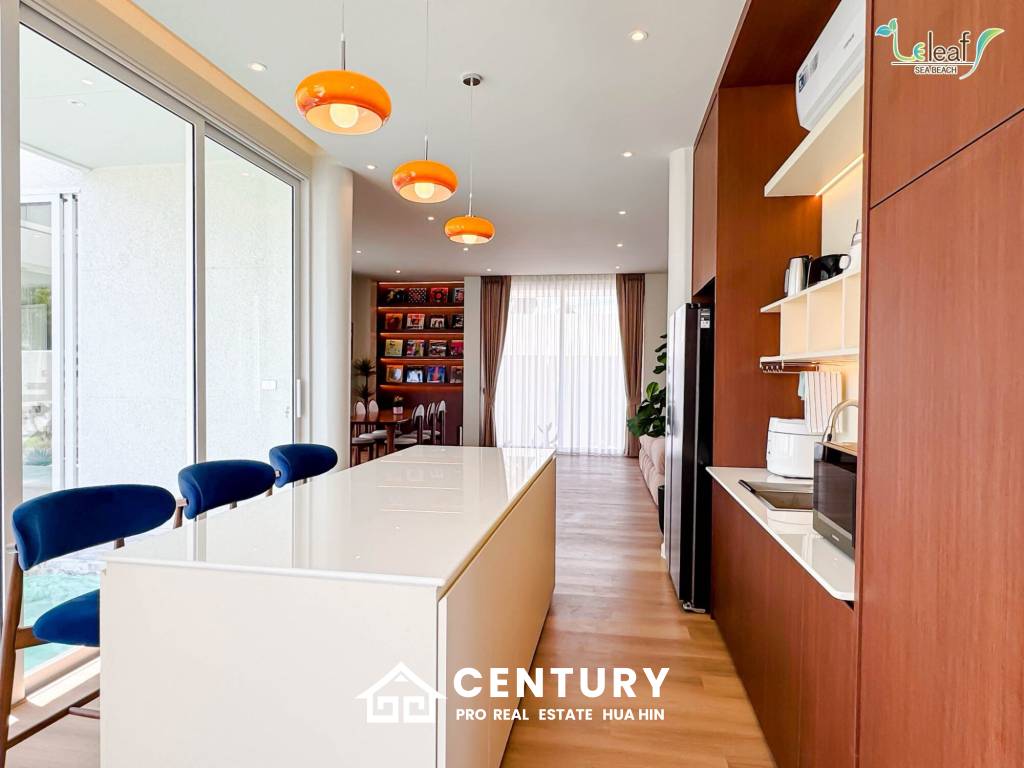 350 sqm modern pool villa in Pak Nam Pran Leleaf Sea Beach project