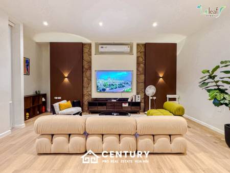 350 sqm modern pool villa in Pak Nam Pran Leleaf Sea Beach project