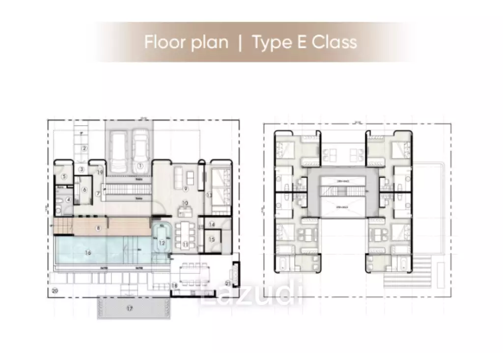 350 sqm modern pool villa in Pak Nam Pran Leleaf Sea Beach project