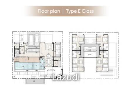 350 sqm modern pool villa in Pak Nam Pran Leleaf Sea Beach project