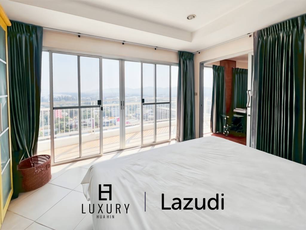 Sea View 2-Bedroom Condo on High Floor at Jamjuree Condo