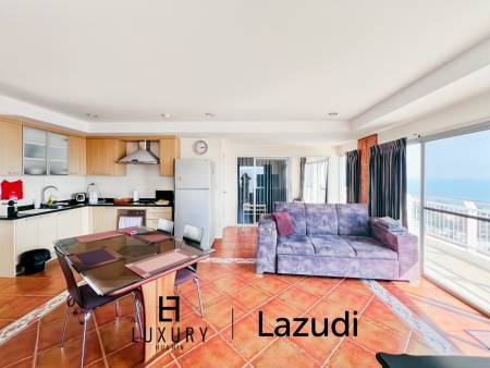 Sea View 2-Bedroom Condo on High Floor at Jamjuree Condo