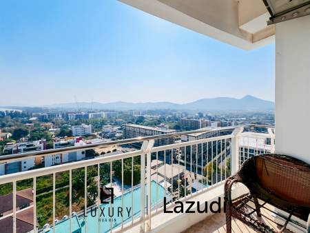 Sea View 2-Bedroom Condo on High Floor at Jamjuree Condo