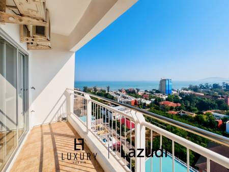 Sea View 2-Bedroom Condo on High Floor at Jamjuree Condo