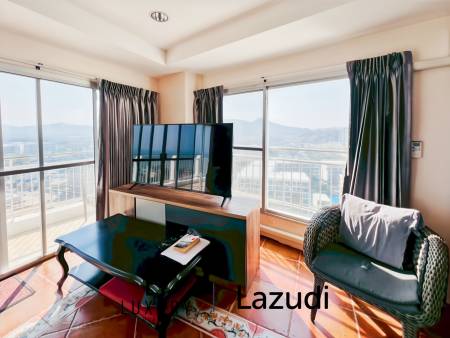 Sea View 2-Bedroom Condo on High Floor at Jamjuree Condo