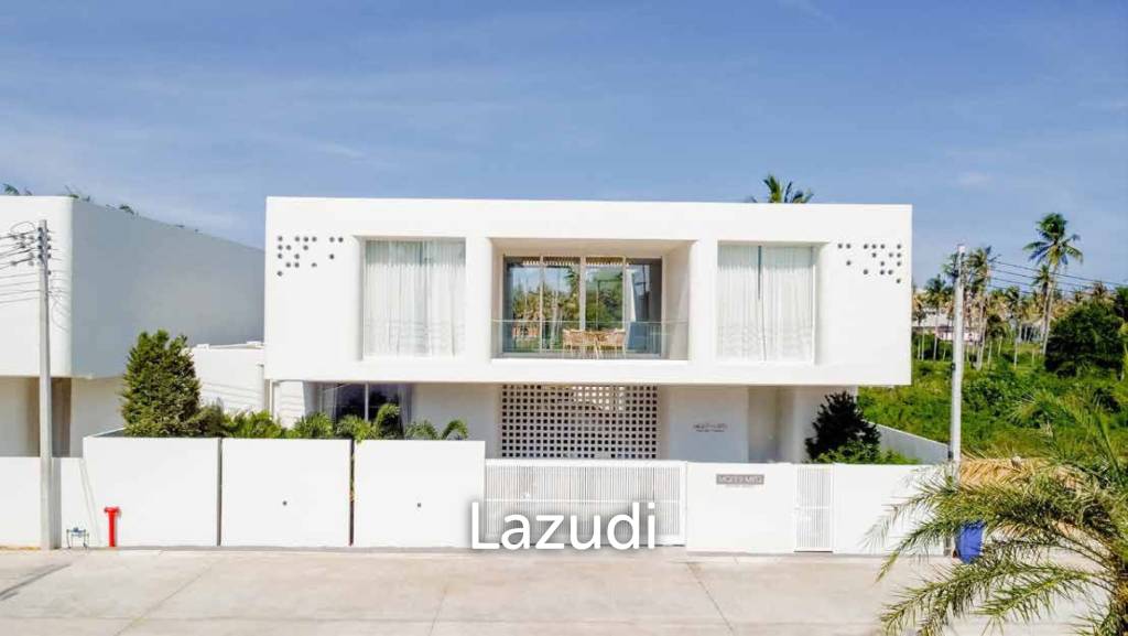 Modern pool villa with slide in Pak Nam Pran