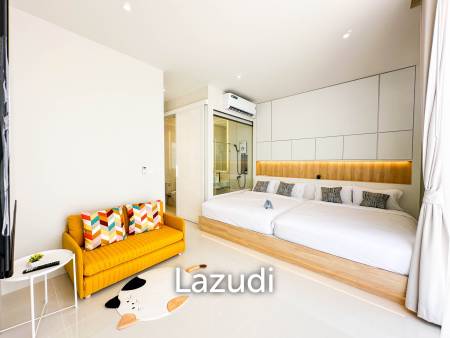 Modern pool villa with slide in Pak Nam Pran