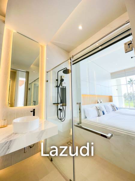 Modern pool villa with slide in Pak Nam Pran