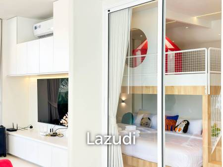 Modern pool villa with slide in Pak Nam Pran