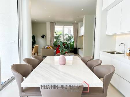 Modern pool villa with slide in Pak Nam Pran