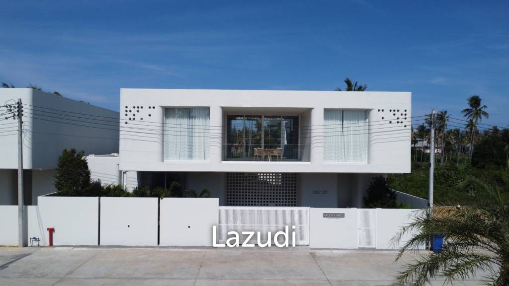 Modern pool villa with slide in Pak Nam Pran