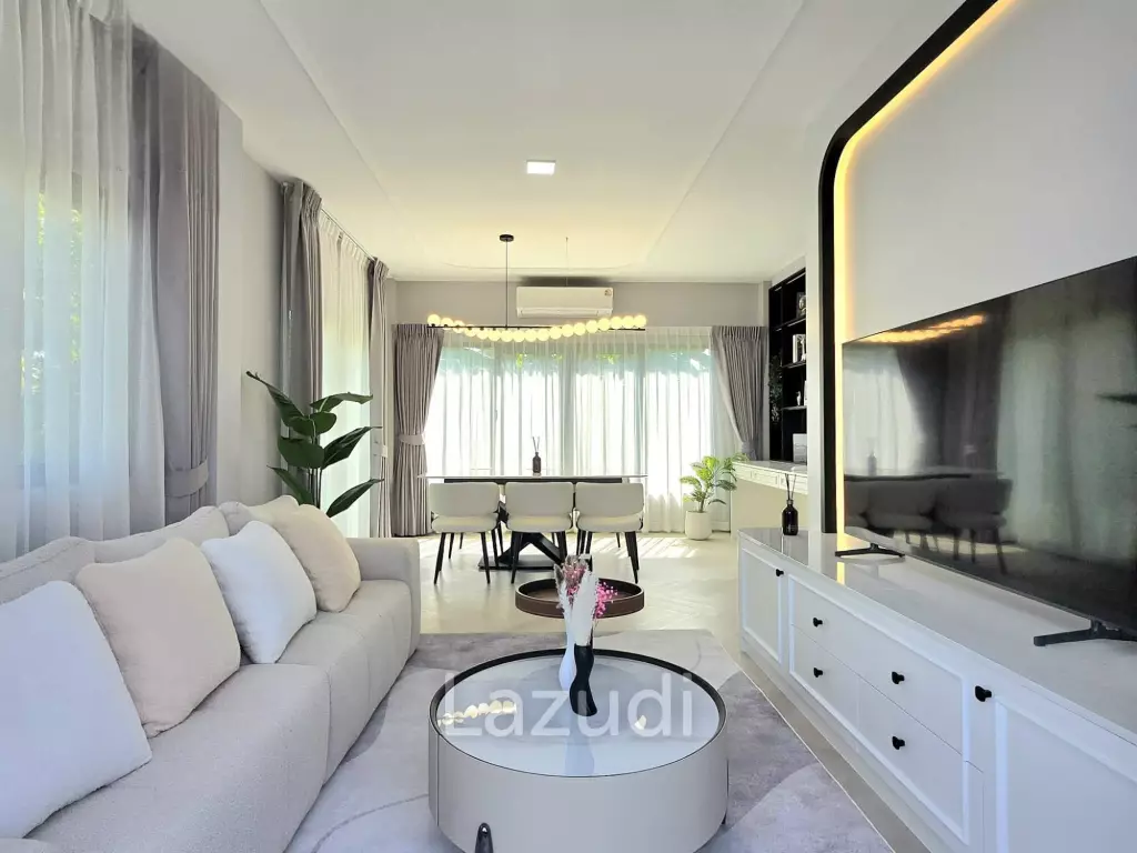 2-storey 4-bed detached home 200 sqm Grande Pleno Sukhumvit-Bangna Bang Plee