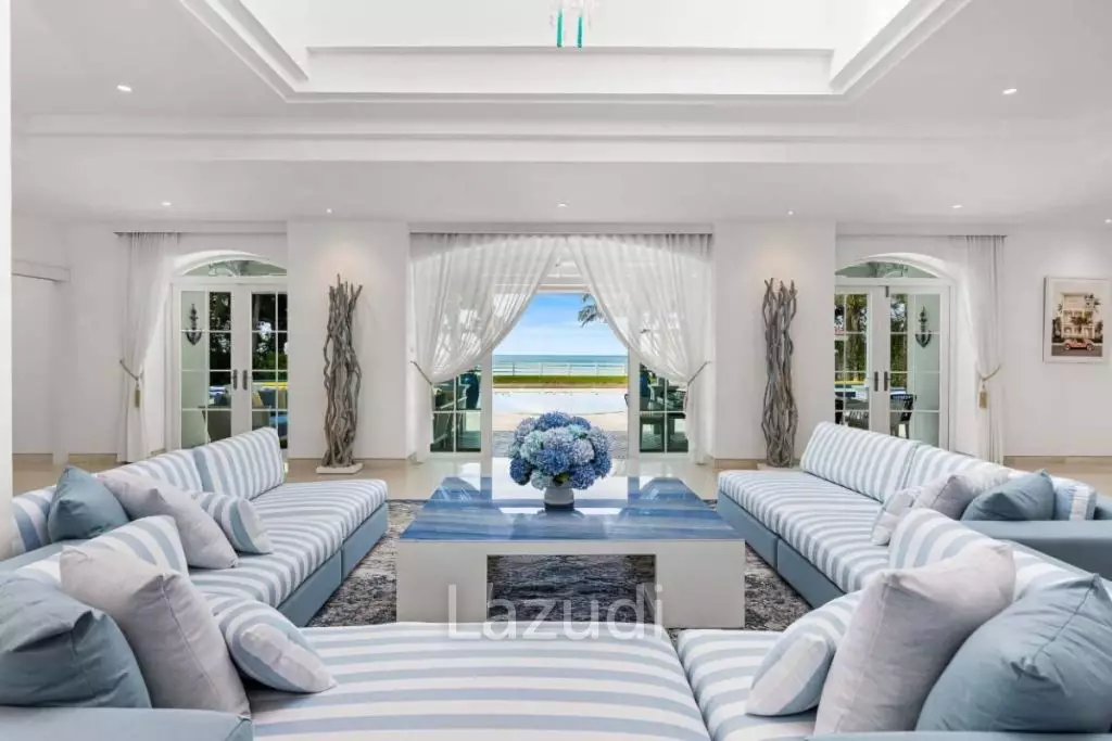 30m Absolute Beachfront 6 Bed Mansion on Natai Beach Phuket
