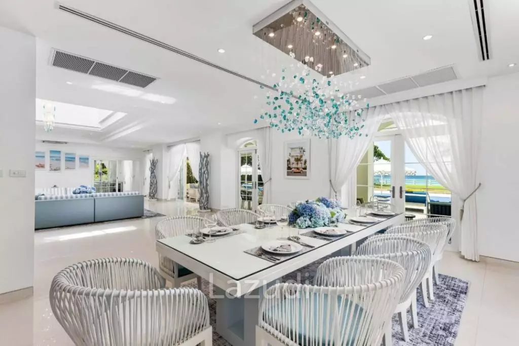 30m Absolute Beachfront 6 Bed Mansion on Natai Beach Phuket