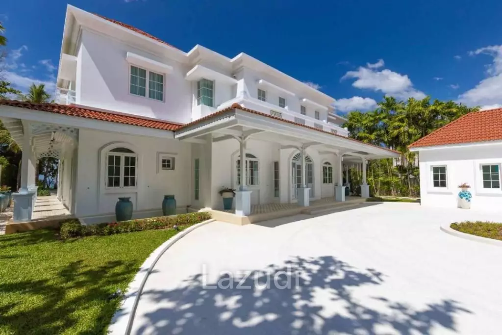 30m Absolute Beachfront 6 Bed Mansion on Natai Beach Phuket