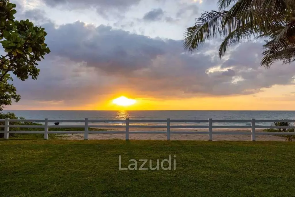 30m Absolute Beachfront 6 Bed Mansion on Natai Beach Phuket