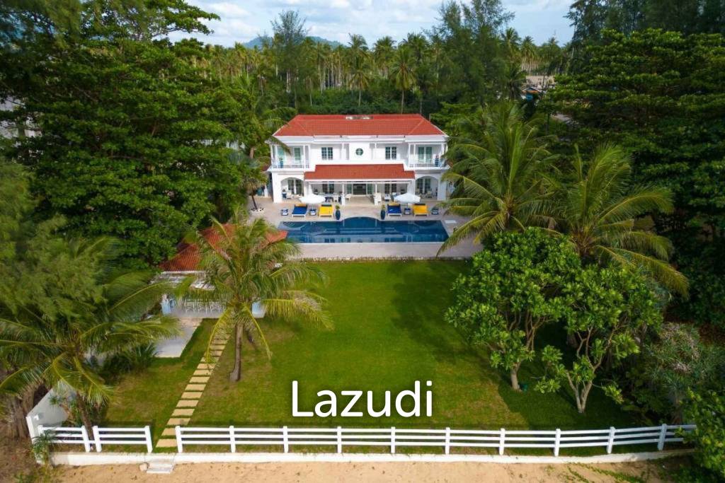 30m Absolute Beachfront 6 Bed Mansion on Natai Beach Phuket