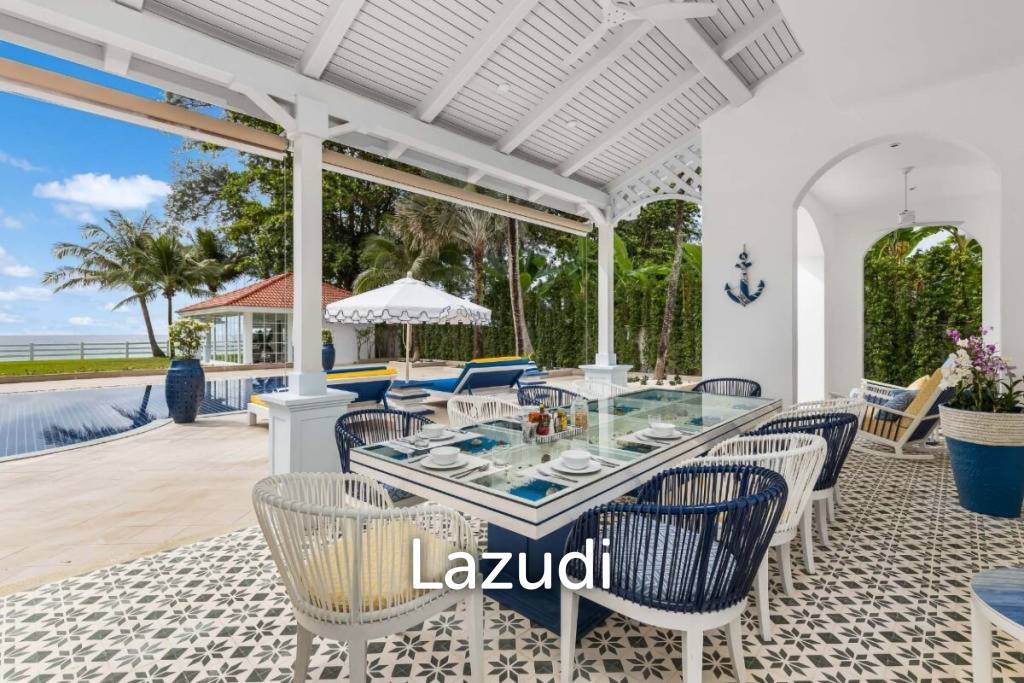 30m Absolute Beachfront 6 Bed Mansion on Natai Beach Phuket