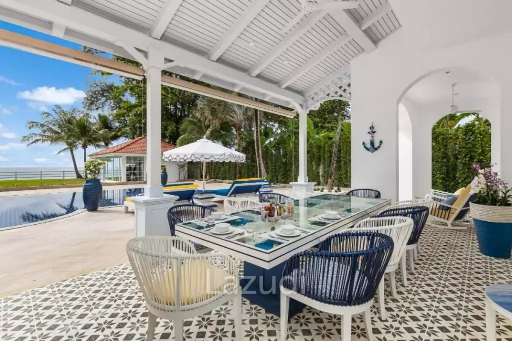 30m Absolute Beachfront 6 Bed Mansion on Natai Beach Phuket