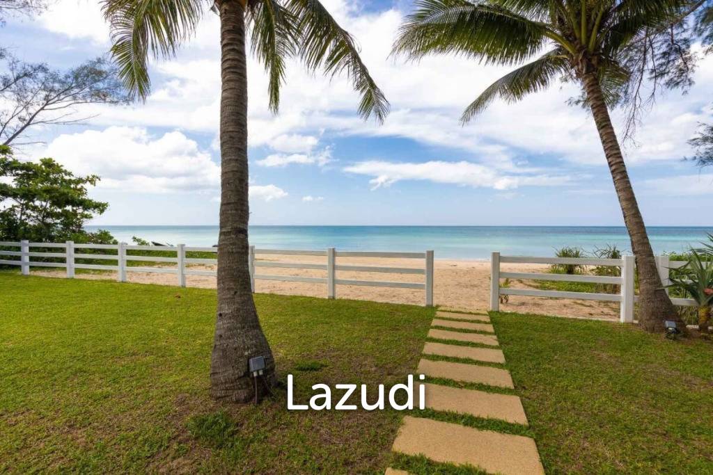 30m Absolute Beachfront 6 Bed Mansion on Natai Beach Phuket