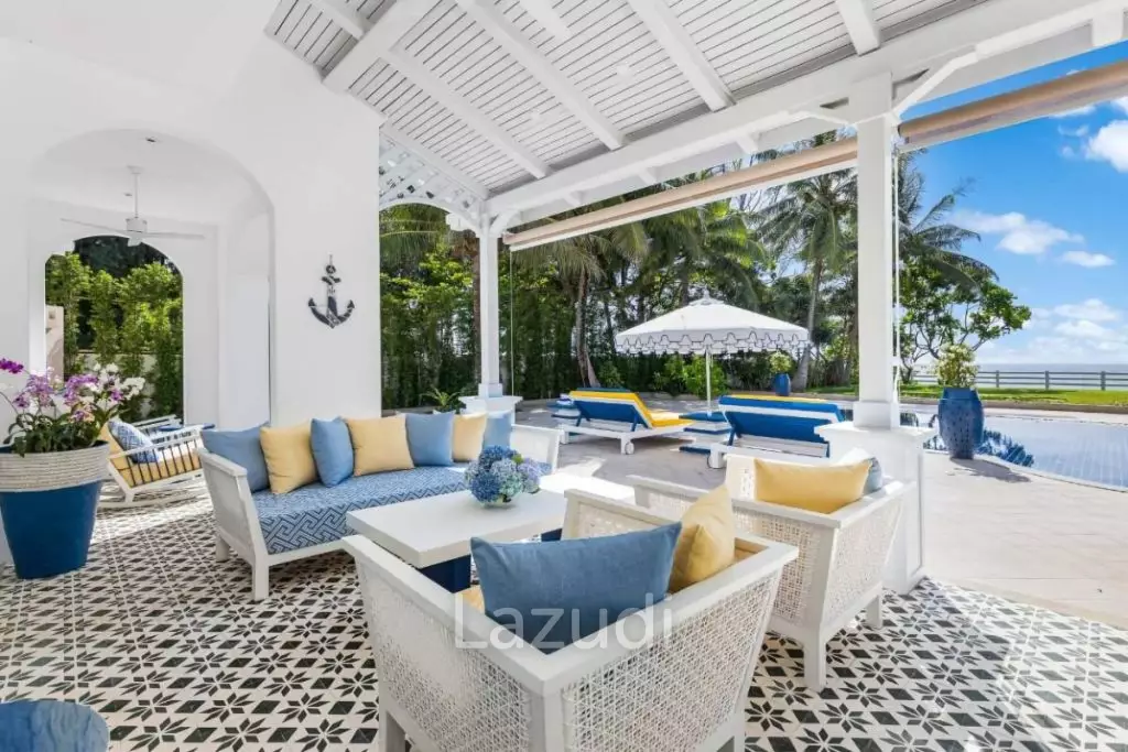 30m Absolute Beachfront 6 Bed Mansion on Natai Beach Phuket