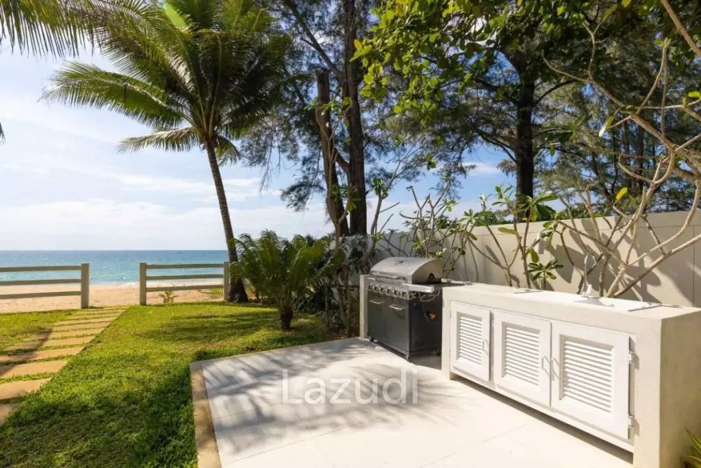 30m Absolute Beachfront 6 Bed Mansion on Natai Beach Phuket