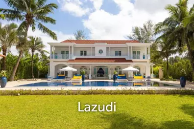 30m Absolute Beachfront 6 Bed Mansion on Natai Beach Phuket
