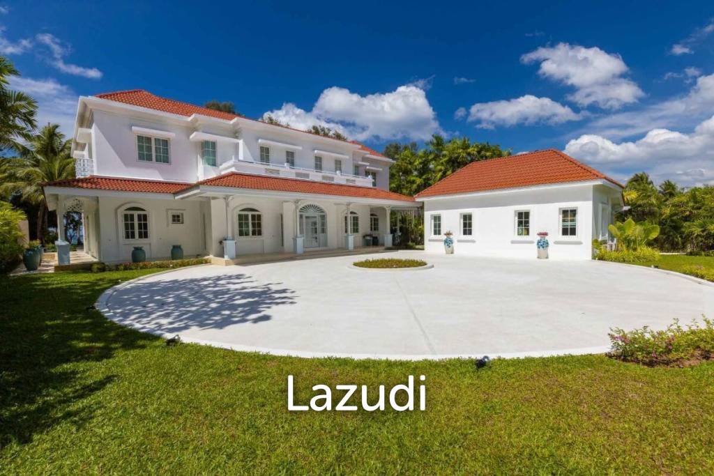30m Absolute Beachfront 6 Bed Mansion on Natai Beach Phuket