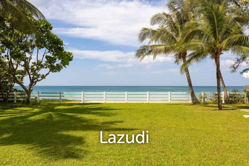 30m Absolute Beachfront 6 Bed Mansion on Natai Beach Phuket