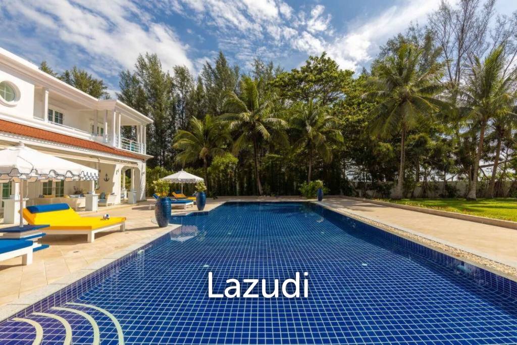30m Absolute Beachfront 6 Bed Mansion on Natai Beach Phuket