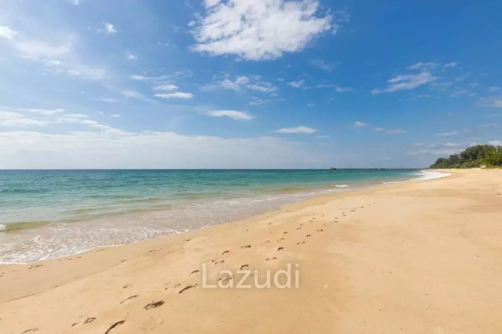 30m Absolute Beachfront 6 Bed Mansion on Natai Beach Phuket