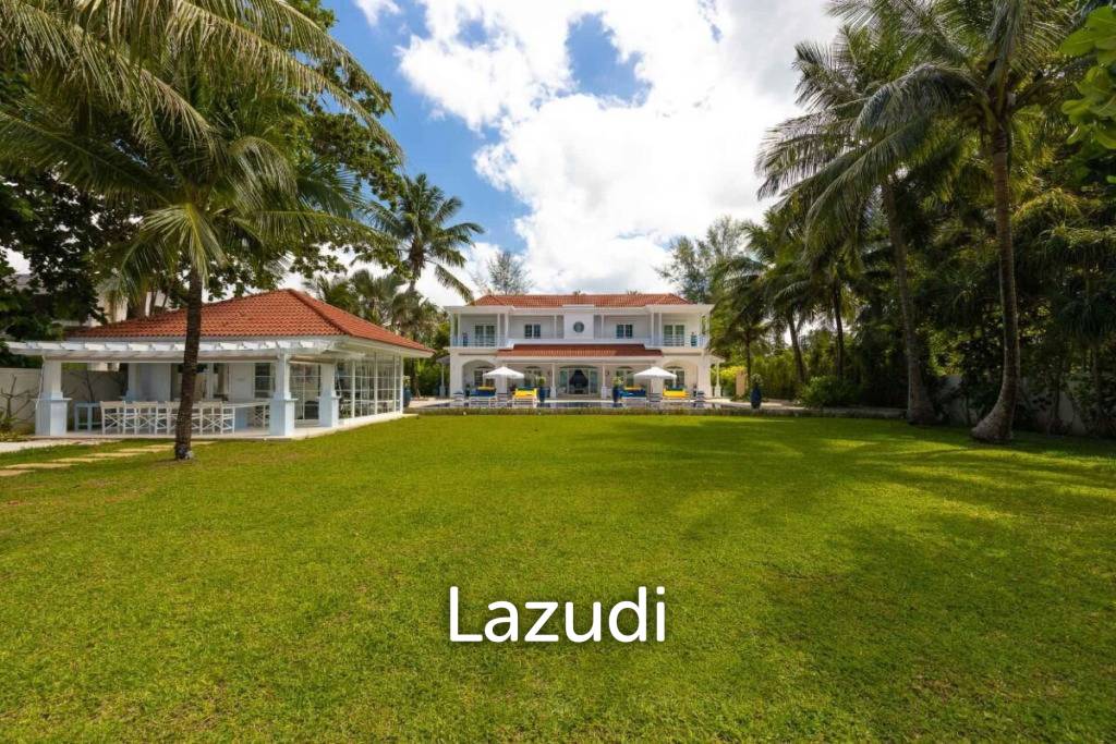 30m Absolute Beachfront 6 Bed Mansion on Natai Beach Phuket