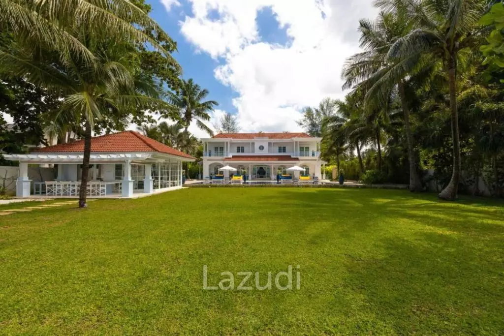 30m Absolute Beachfront 6 Bed Mansion on Natai Beach Phuket
