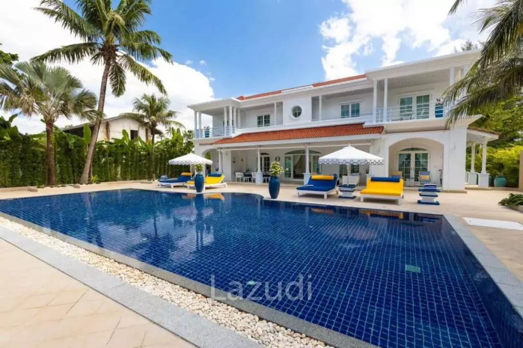 30m Absolute Beachfront 6 Bed Mansion on Natai Beach Phuket