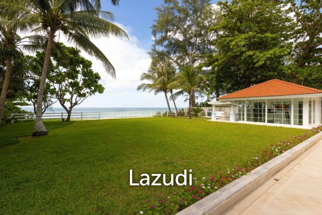 30m Absolute Beachfront 6 Bed Mansion on Natai Beach Phuket