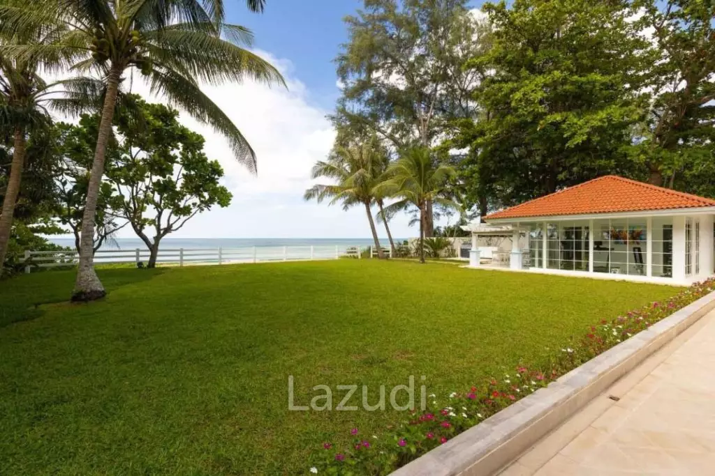 30m Absolute Beachfront 6 Bed Mansion on Natai Beach Phuket