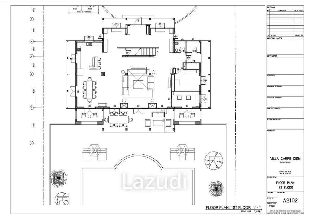 30m Absolute Beachfront 6 Bed Mansion on Natai Beach Phuket