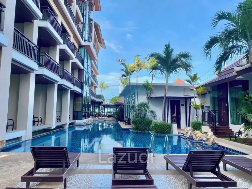 โรงแรม 4 ดาว 172 ห้อง ริมชายหาดให้เช่าในจอมเทียน