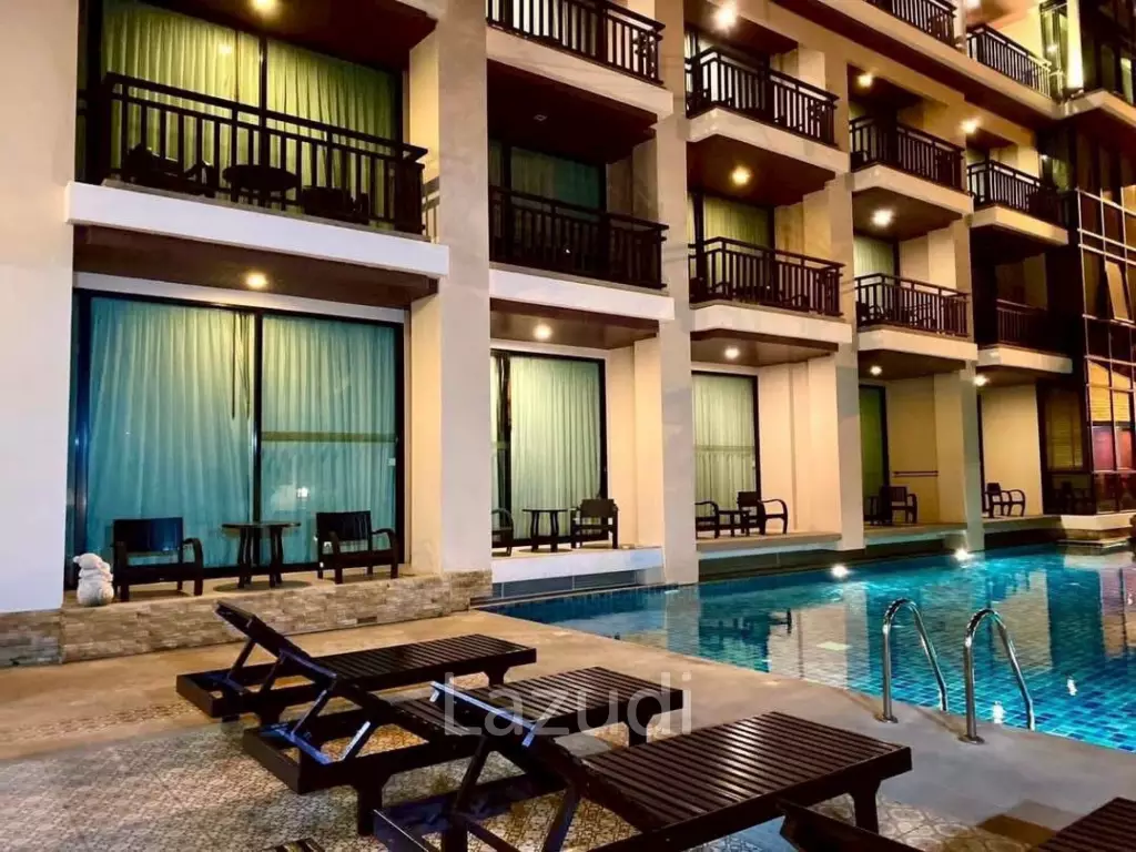 โรงแรม 4 ดาว 172 ห้อง ริมชายหาดให้เช่าในจอมเทียน