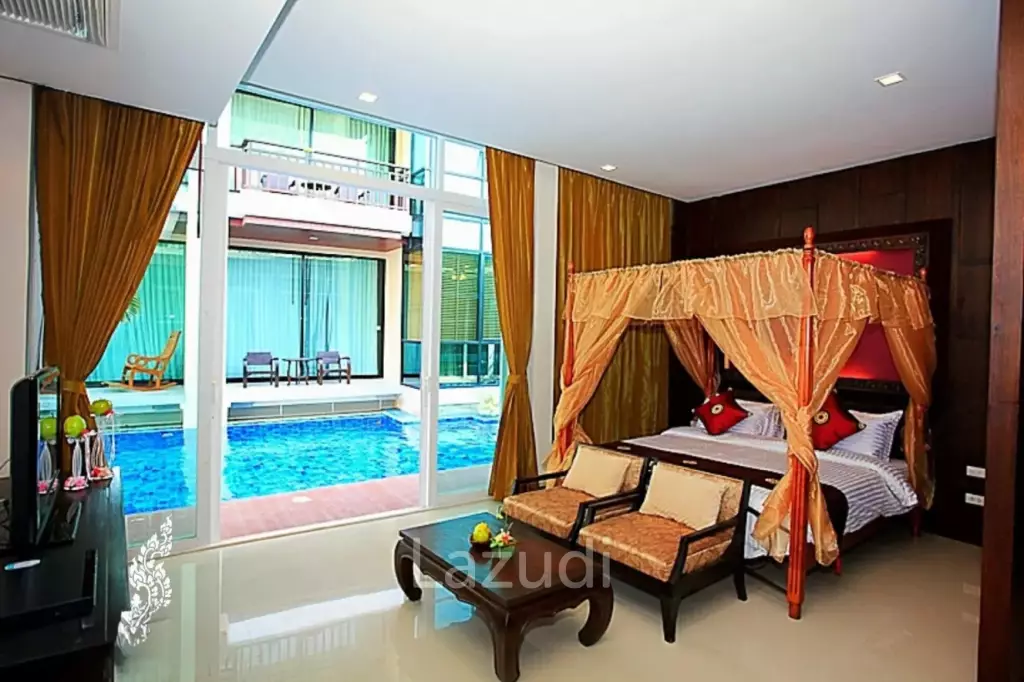 โรงแรม 4 ดาว 172 ห้อง ริมชายหาดให้เช่าในจอมเทียน