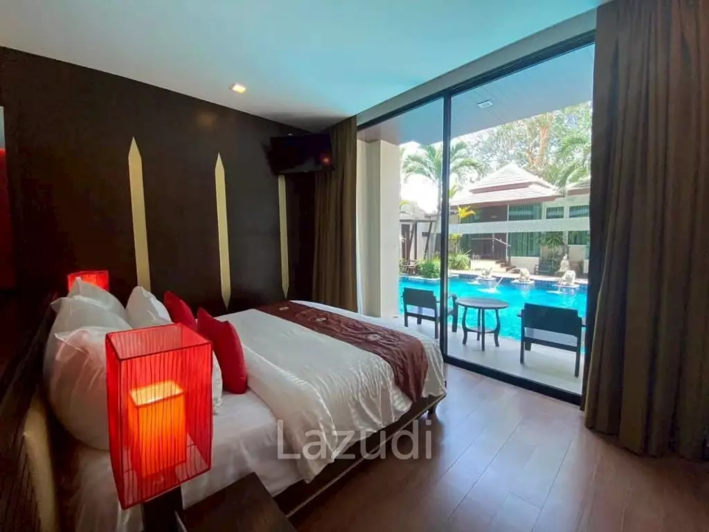 โรงแรม 4 ดาว 172 ห้อง ริมชายหาดให้เช่าในจอมเทียน