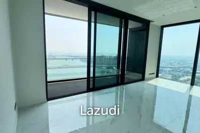88 sqm river view 2 bed condo on 39th floor Canapaya Residences Bang Khlo