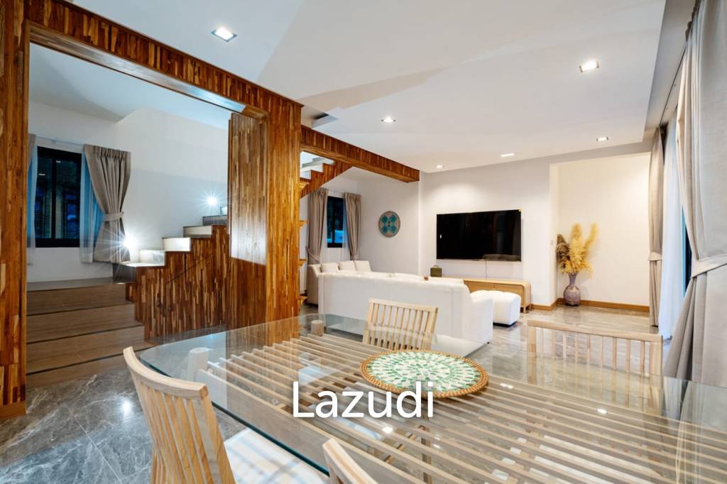 Charming 4 Bed Pool Villa in Quiet Area of Bang Rak– Ideal for Living or Investment