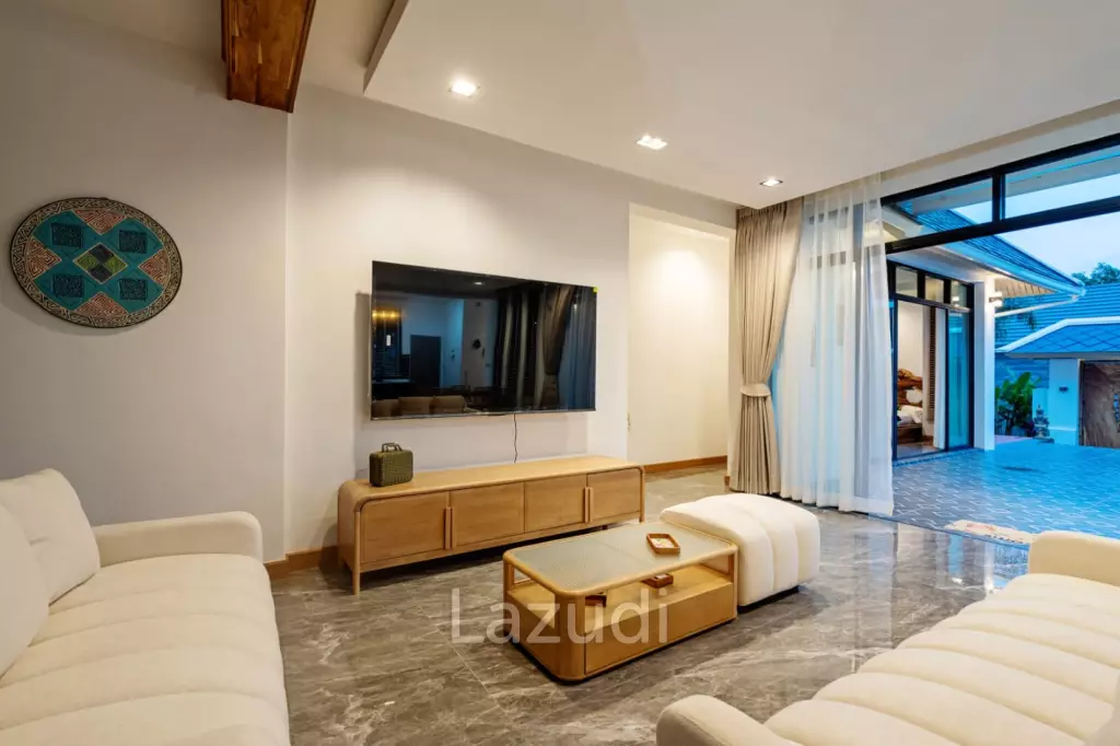 Charming 4 Bed Pool Villa in Quiet Area of Bang Rak– Ideal for Living or Investment